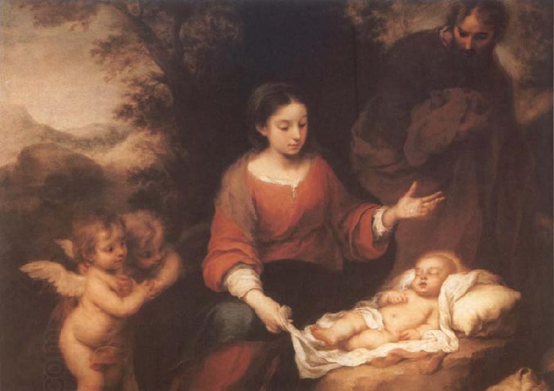 Bartolome Esteban Murillo Rest on the Flight into Egypt China oil painting art